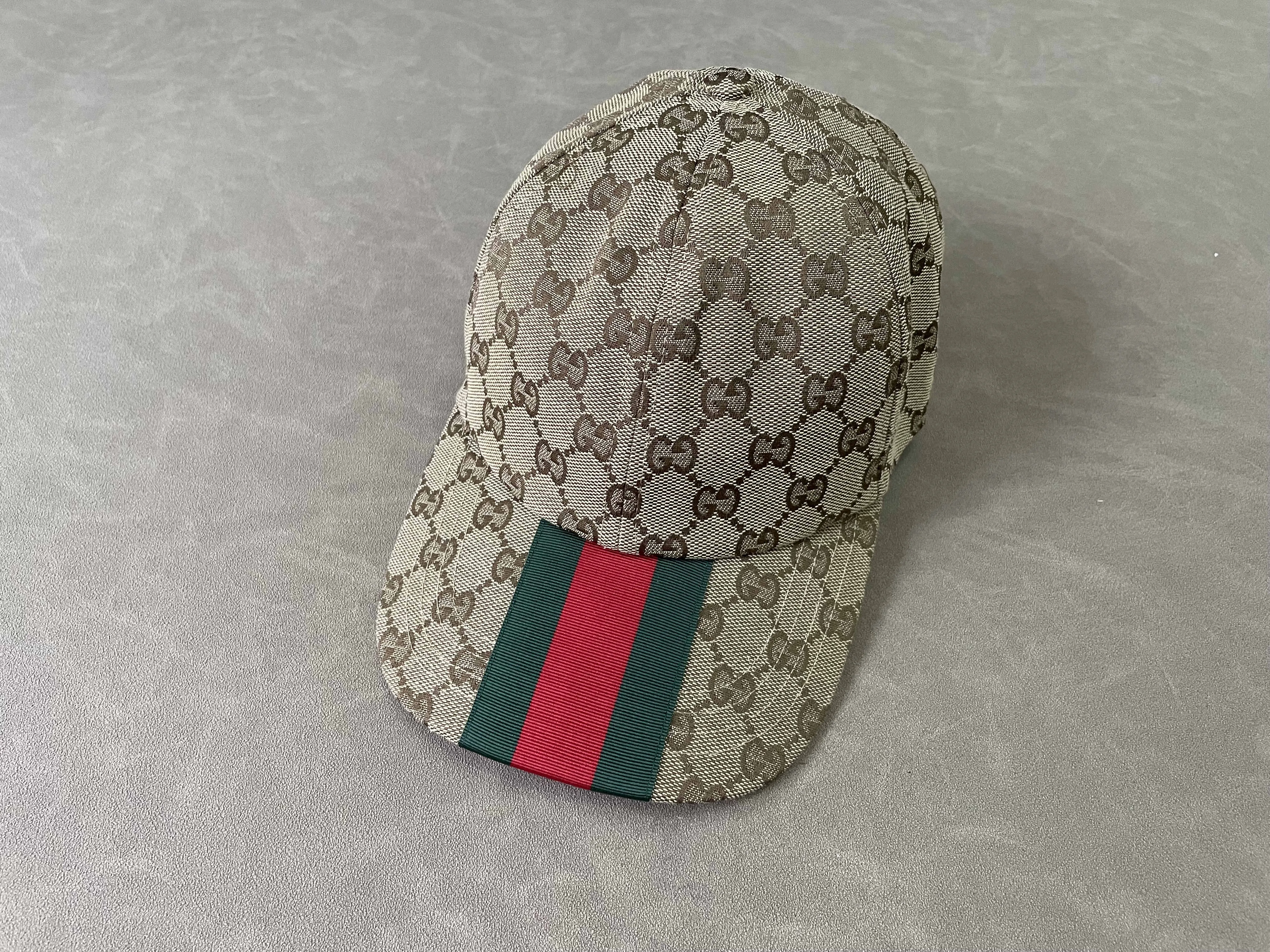 Gucci GG Canvas Baseball Cap with Web Detail