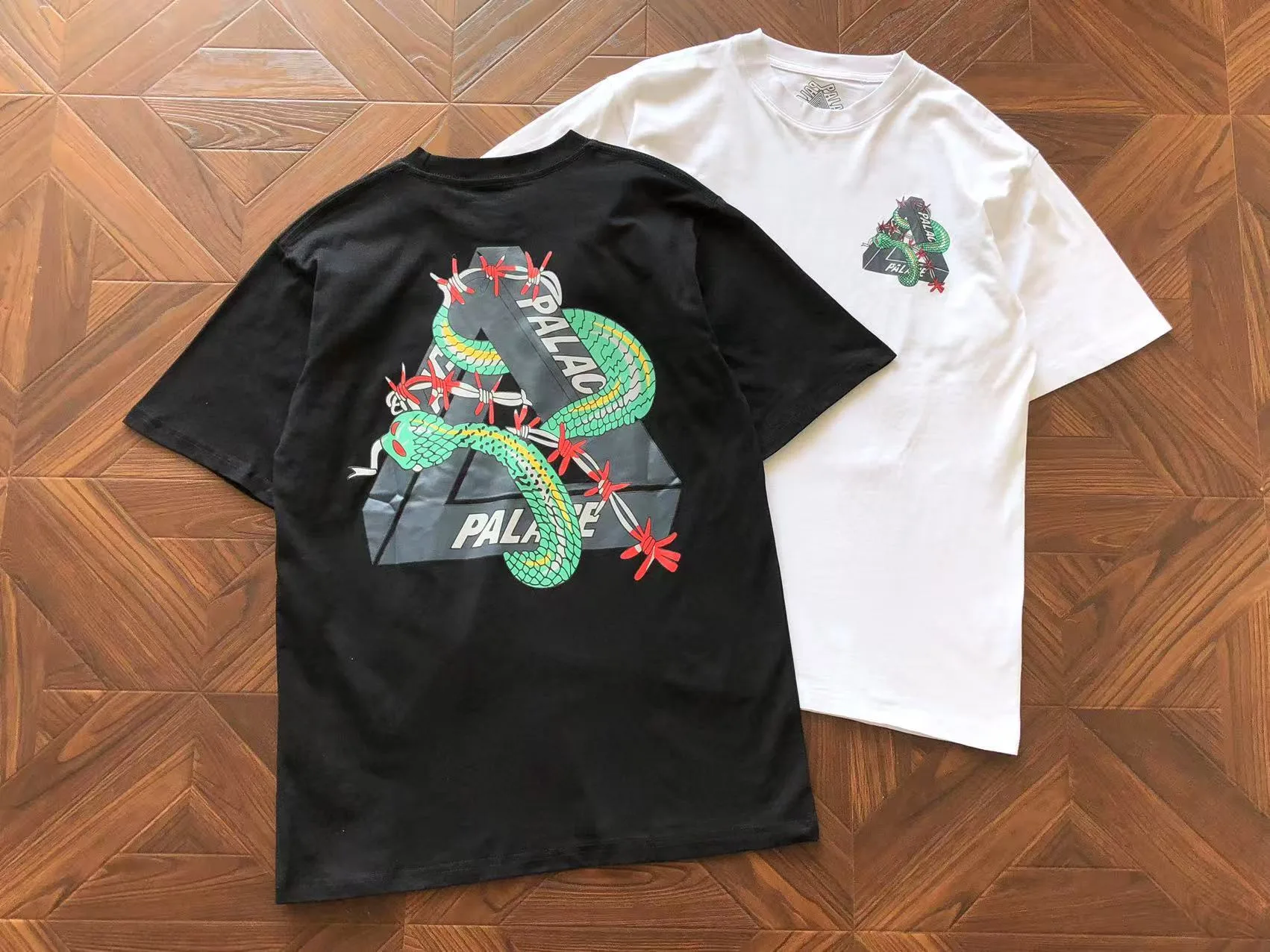Palace Barbed Wire Snake Tri-Ferg T-Shirt