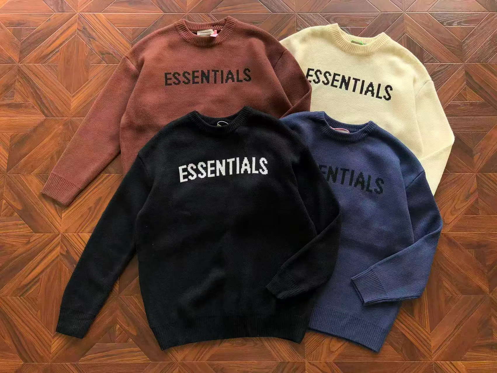 Essentials Logo Knit Crewneck Sweater