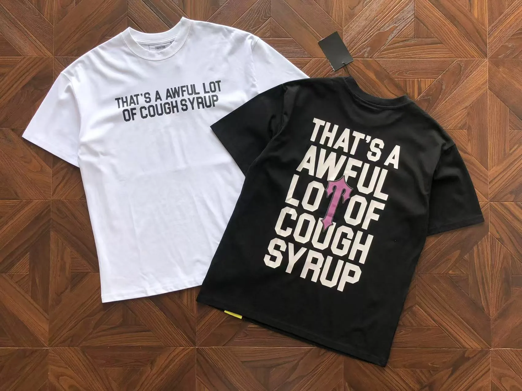 Trapstar That's A Awful Lot Of Cough Syrup T-Shirt