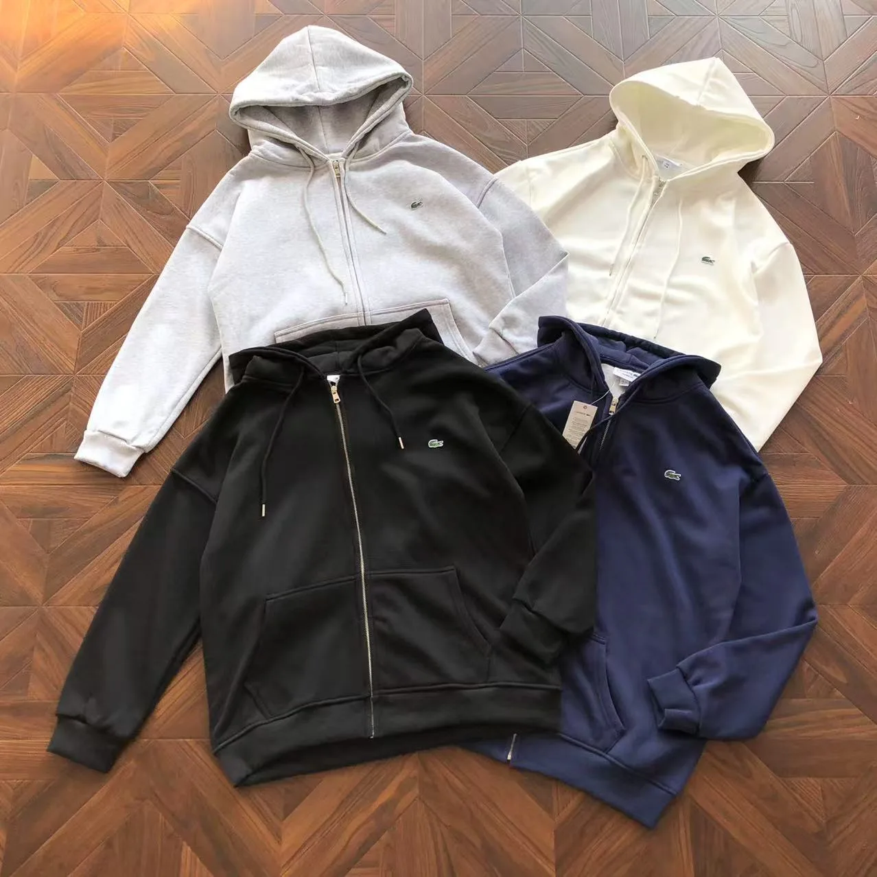 Lacoste Unisex Full Zip Hoodie