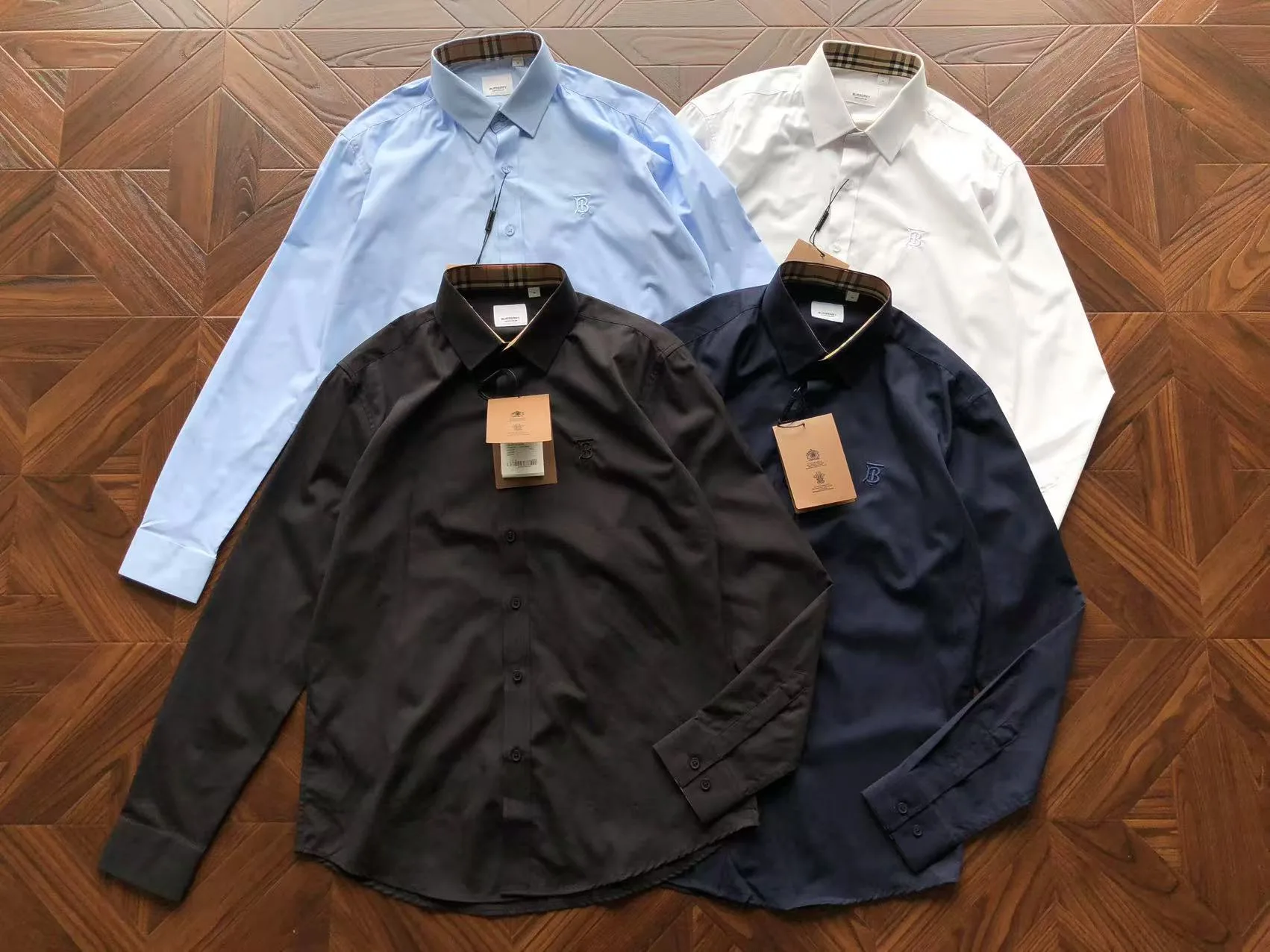 Burberry Monogram Motif Long-Sleeve Shirt