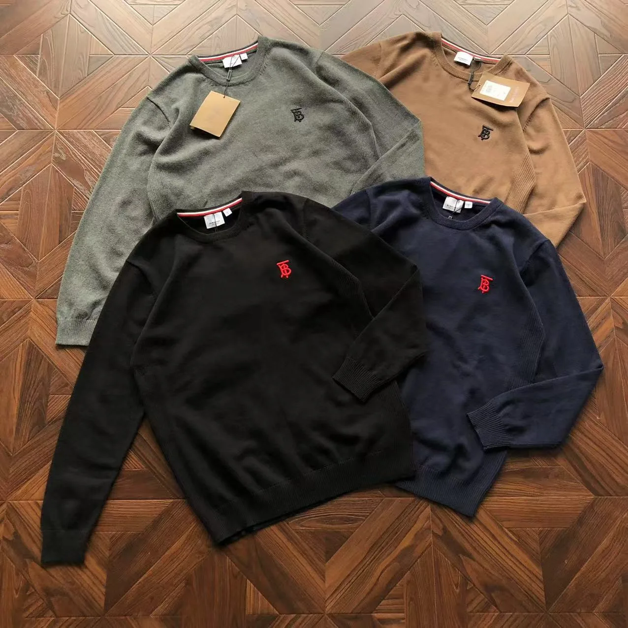Burberry TB Monogram Crewneck Sweater