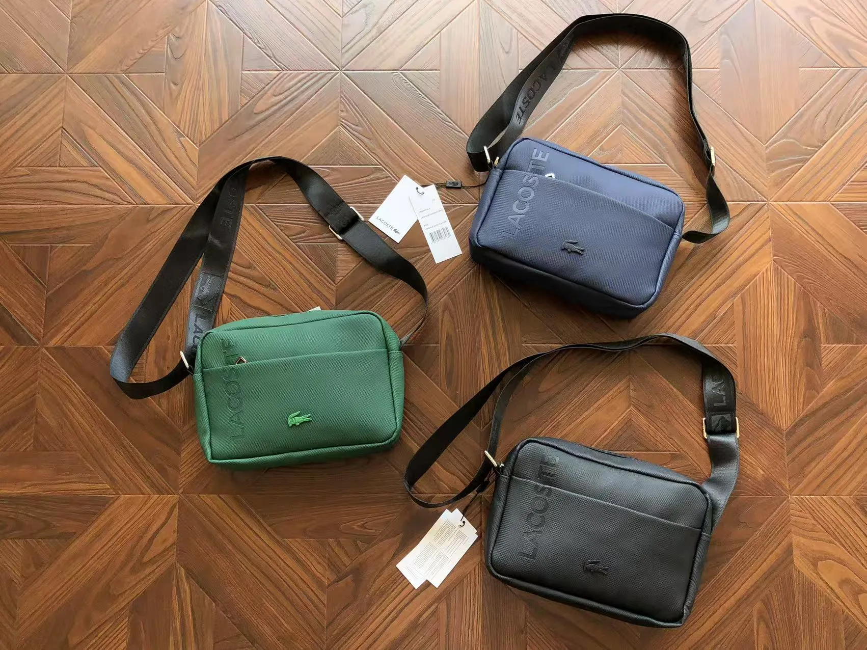 Lacoste Pique Effect Crossbody Bag