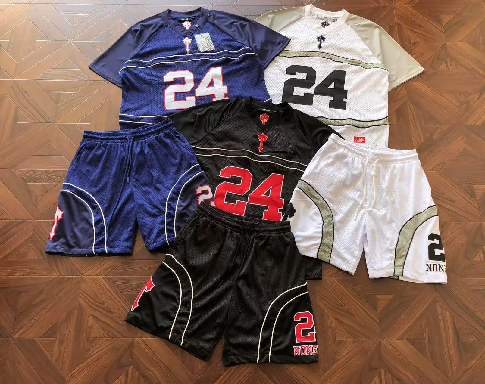 Trapstar 24 Football Jersey & Mesh Shorts Set