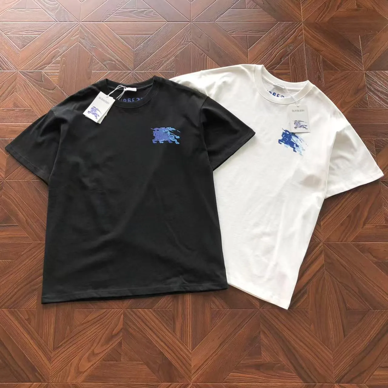 Burberry Distressed Prorsum Knight Logo T-Shirt