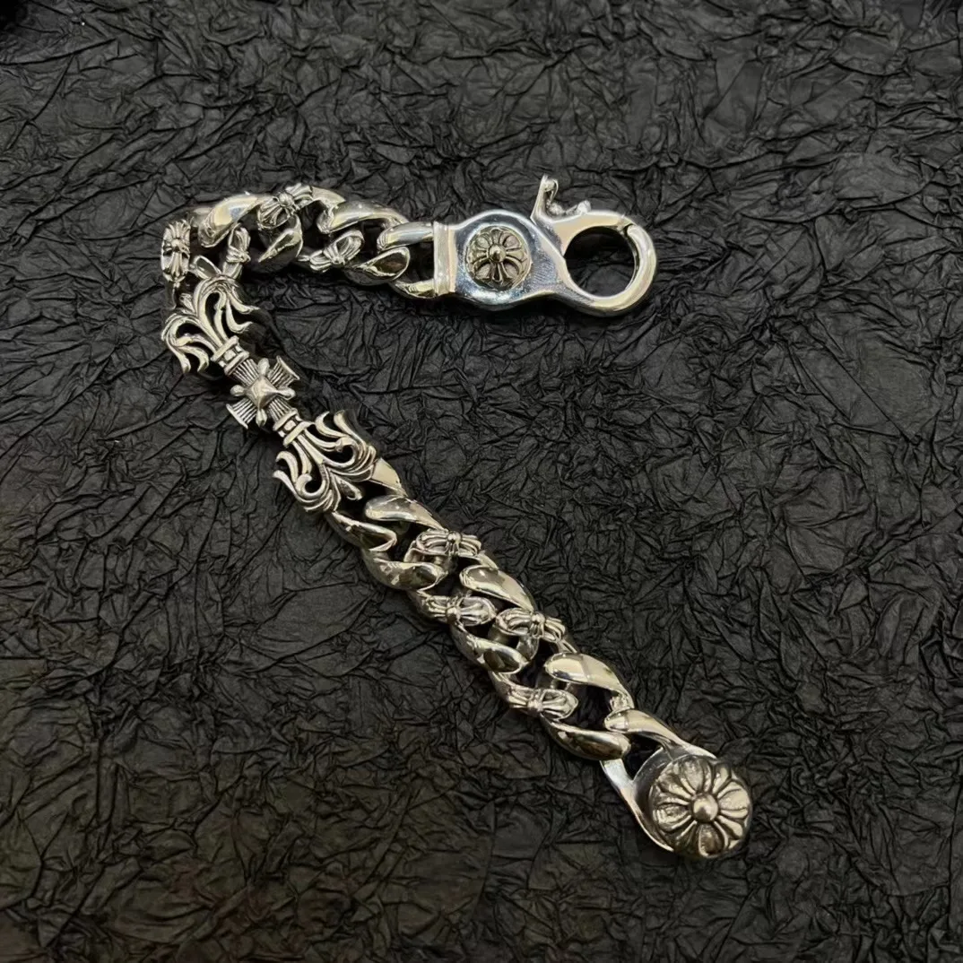 Floral Cross Chain Bracelet 20/22CM