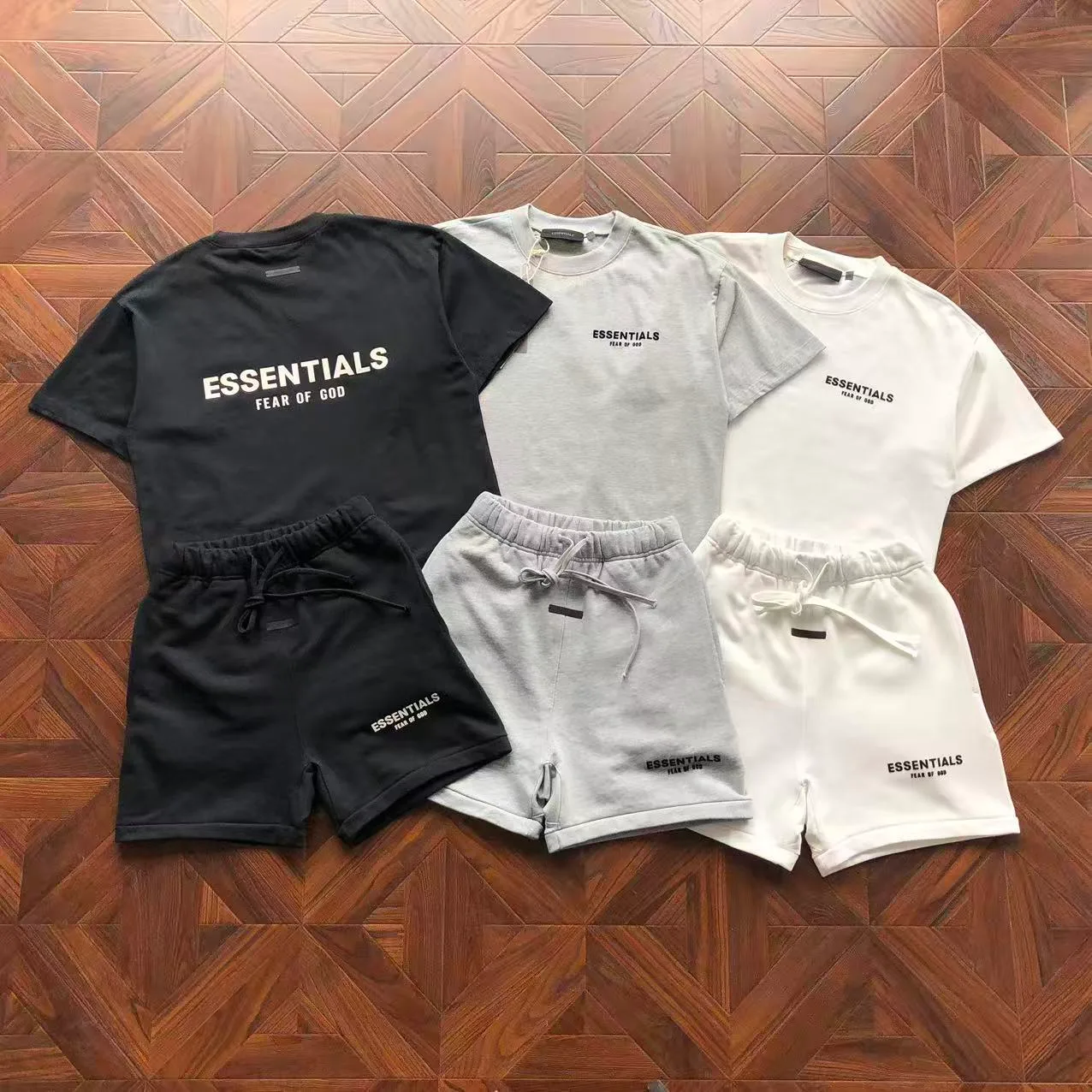 Essentials Fear of God T-Shirt & Shorts Tracksuit
