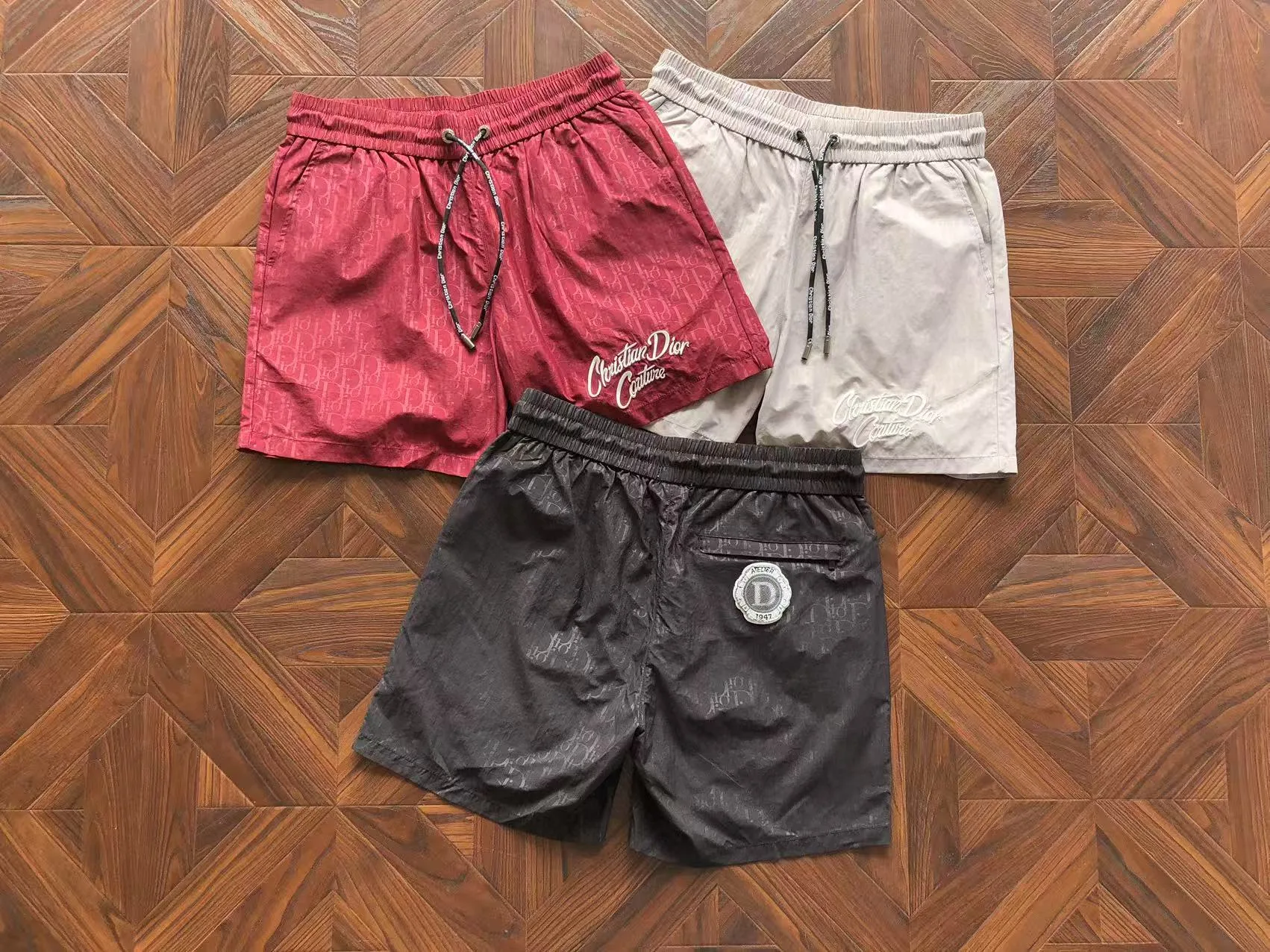 Dior Oblique Monogram Drawstring Shorts
